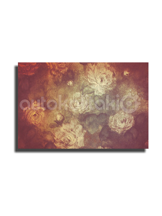 Canvas Painting White Roses 100cm X 60cm