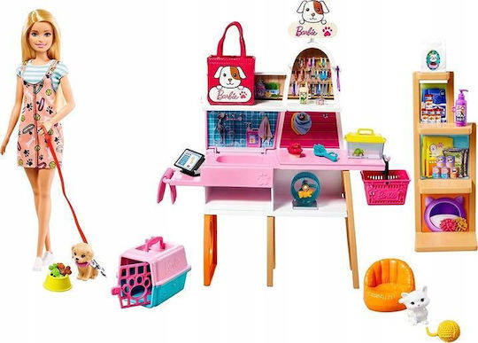 Barbie Doll Set Pet Supply Store for 3++ Years