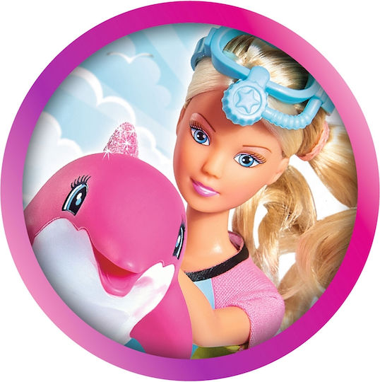 Simba Steffi Love Dolphin Fun Păpușă pentru 3+ ani+ Ani 29cm.