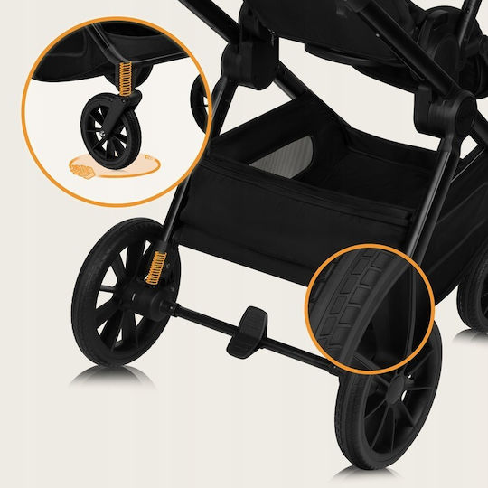 Lionelo Layla Adjustable 2 in 1 Baby Stroller Suitable for Newborn Green Forest