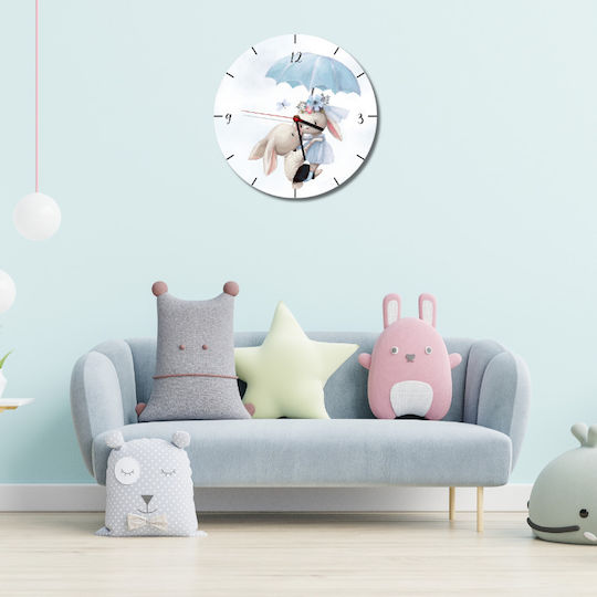 Wanduhr Hasen Kinder Wanduhr Wanddekoration Kinderzimmer