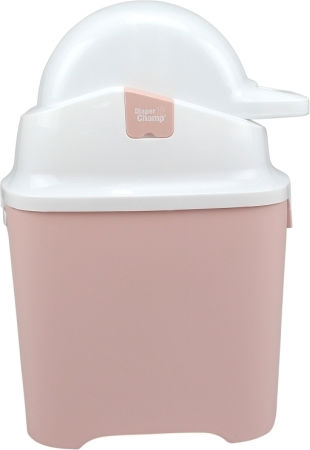 Diaper Champ One Κάδος Απόρριψης Πανών Ροζ