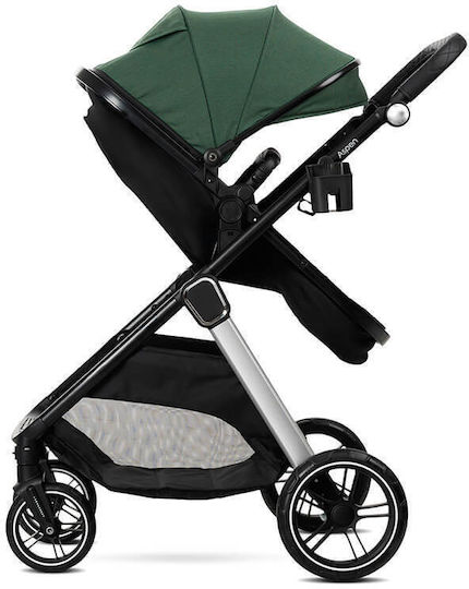 Lorelli Aspen Adjustable 3 in 1 Baby Stroller Suitable for Newborn Green