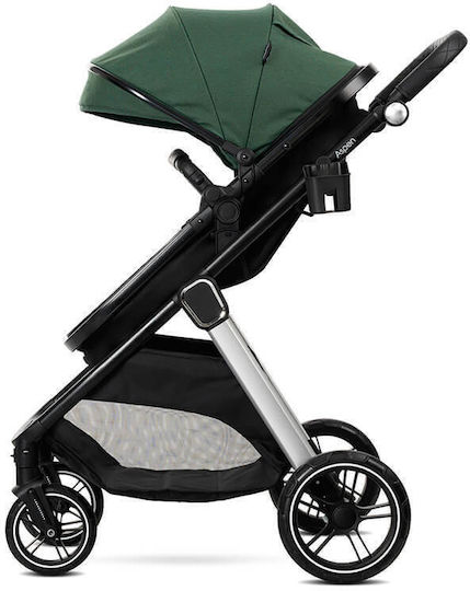 Lorelli Aspen Adjustable 3 in 1 Baby Stroller Suitable for Newborn Green