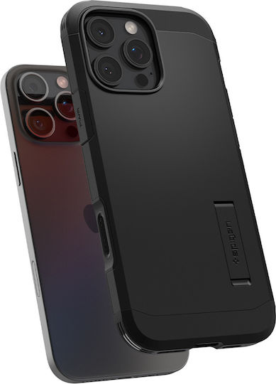 Spigen Tough Armor T (Ai) MagFit Umschlag Rückseite Silikon 2mm Schwarz (iPhone 17 Pro Max / iPhone 17 Pro / iPhone 16 Pro Max)