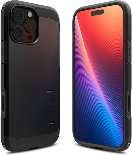 Spigen Tough Armor T (Ai) MagFit Umschlag Rückseite Silikon 2mm Schwarz (iPhone 17 Pro Max / iPhone 17 Pro / iPhone 16 Pro Max)
