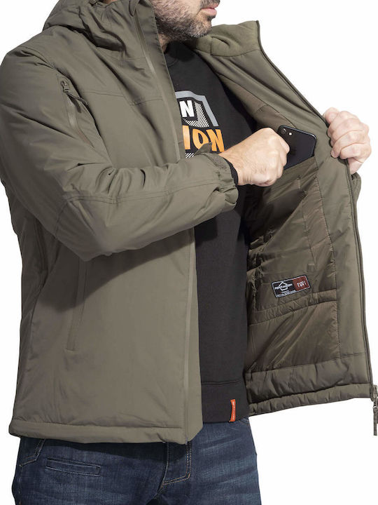 Pentagon Hoplite Αντιανεμικό Κυνηγετικό Μπουφάν Fleece Μαύρο