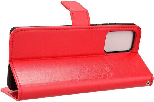 Wallet Δερματίνης Κόκκινο (Motorola Edge 50 Fusion)