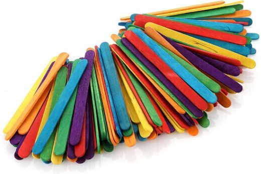 Fabi Colored Craft Sticks Craft Sticks 60pcs in Purple Color