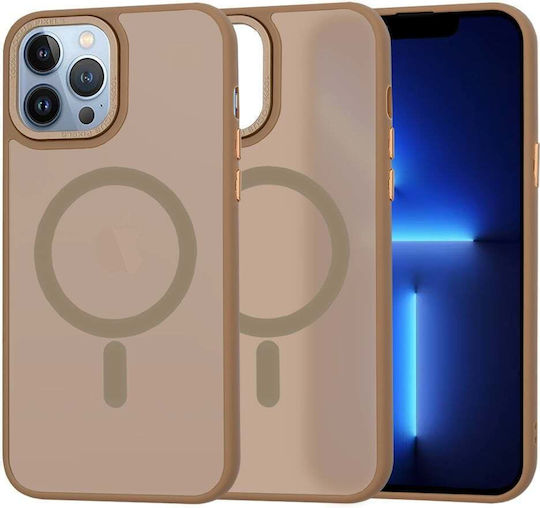 Techsuit Halofrost Back Cover Brown (iPhone 13 Pro Max)