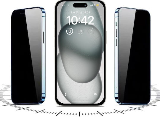 Anti-spy Tempered Glass (iPhone 15 Pro Max)
