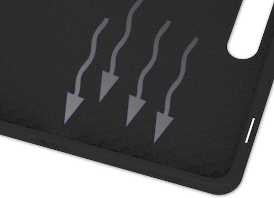 Smartcase Flip Cover Neagră (Samsung Galaxy Tab S7+, S8+, S7 FE, S9 FE+, S9+)