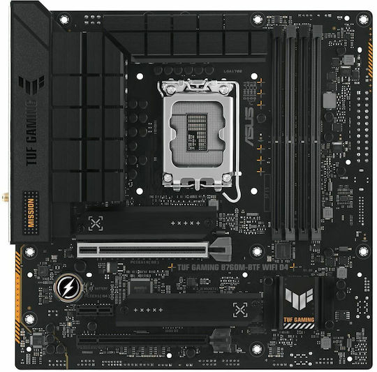 Asus TUF GAMING B760M-BTF WIFI D4 Mainboard Micro ATX mit Intel 1700 Sockel