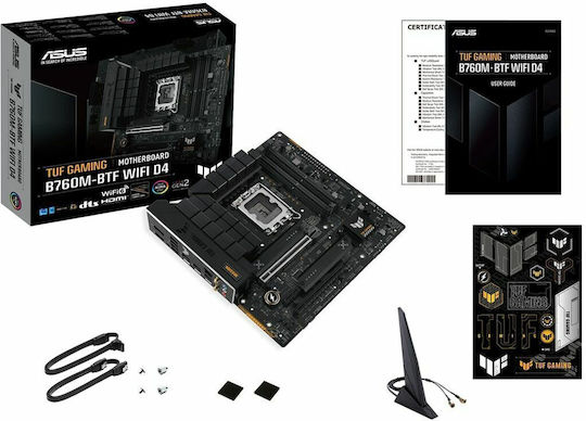 Asus TUF GAMING B760M-BTF WIFI D4 Mainboard Micro ATX mit Intel 1700 Sockel