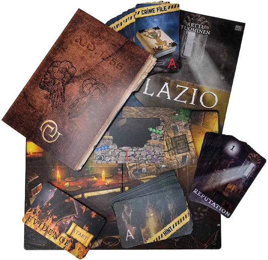 Board Game Crime Scene Lazio 1356 for 1+ Players 18+ Years Old AS