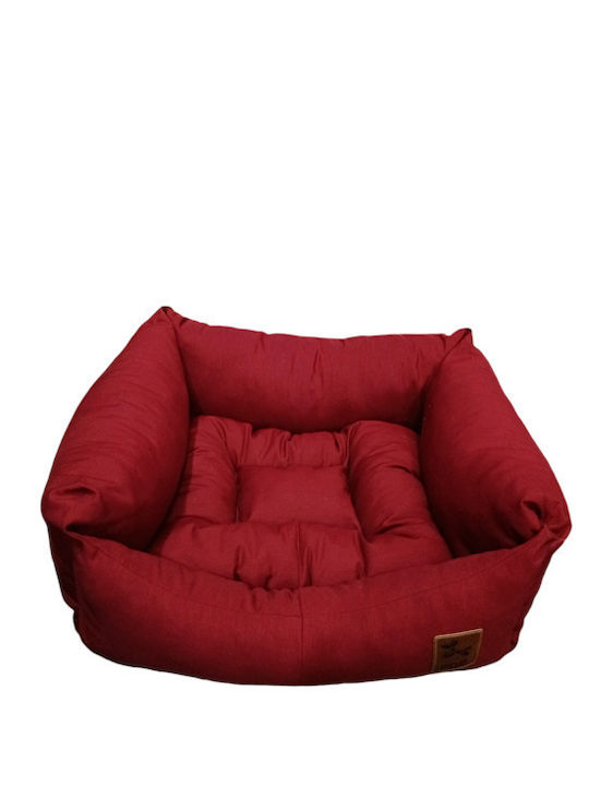 PQP Poof Dog Burgundy 65x60cm