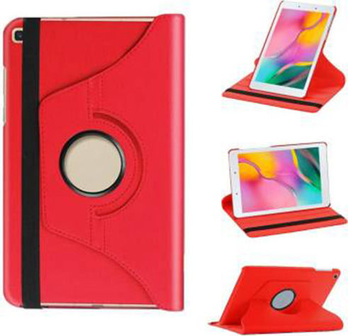 Flip Cover Rotativ Roșie (Galaxy Tab A 8.0 2019)