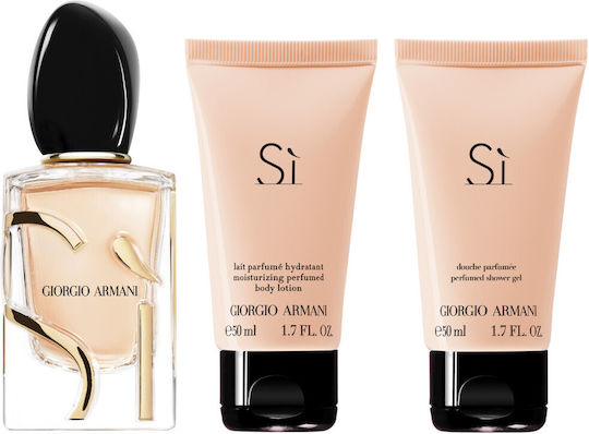 Giorgio Armani Sì Women's Set with Eau de Parfum and Shower Gel 3pcs