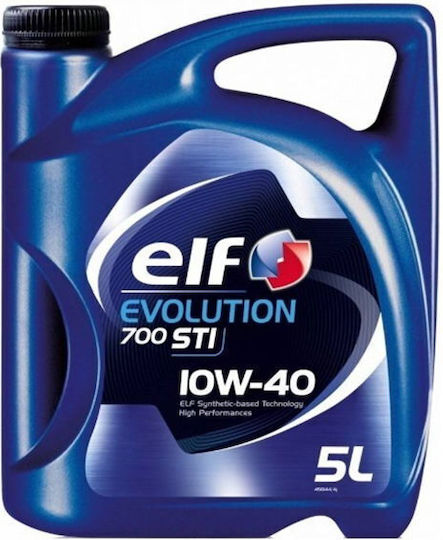 Elf Evolution 700 Sti Ημισυνθετικό Λάδι Αυτοκινήτου 10W-40 5lt