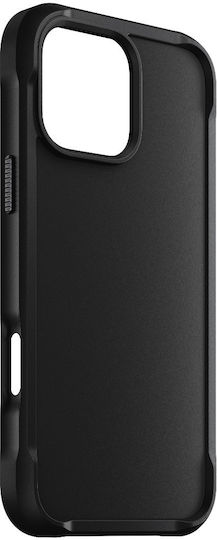 Nomad Rugged Задна корица Пластмаса / Силикон 1.11мм Черен (iPhone 16 Pro)