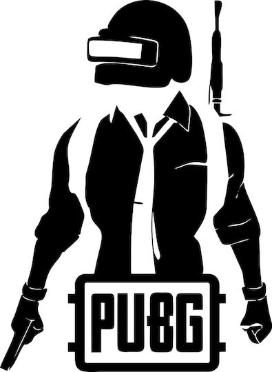 Wall Sticker Pubg 50cm X 35cm