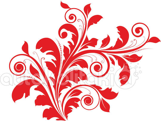 Wall Sticker Flower 70cm X 56cm