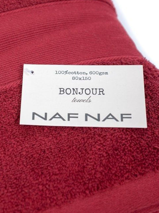 Βιοκαρπέτ Πετσέτα Σώματος Casual Line 80x150εκ. Burgundy