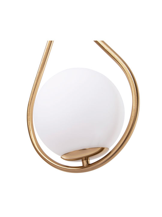 HomeMarkt Bais Modern Lamp Wall with Socket E27 Gold 21cm