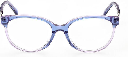 Emilio Pucci Weiblich Kunststoff Brillenrahmen Blau EP5184 086