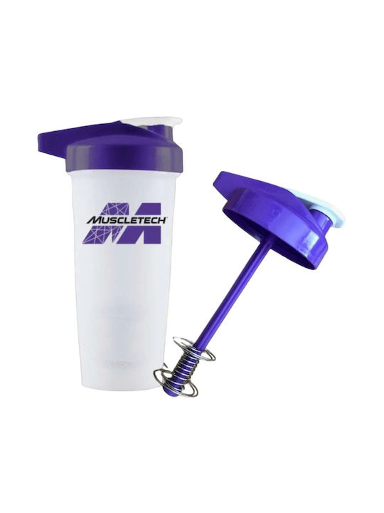 MuscleTech Shaker Πρωτεΐνης 828ml Πλαστικό Λευκό