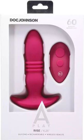 Doc Johnson Silikon Anal Plug Fernbedienung Rise