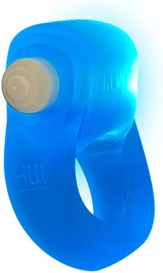 Inel Penian Vibrator Led Albastru Oxballs Glowdick