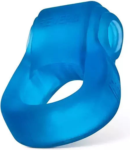 Inel Penian Vibrator Led Albastru Oxballs Glowdick