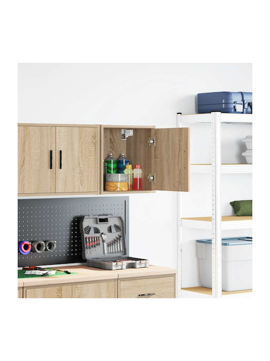 Wall Living Room Cabinet Made of Particle Board Sonoma Oak 40x30x41cm