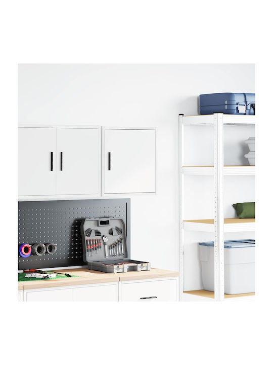 Wall Living Room Cabinet made of Particle Board White 40x30x41cm