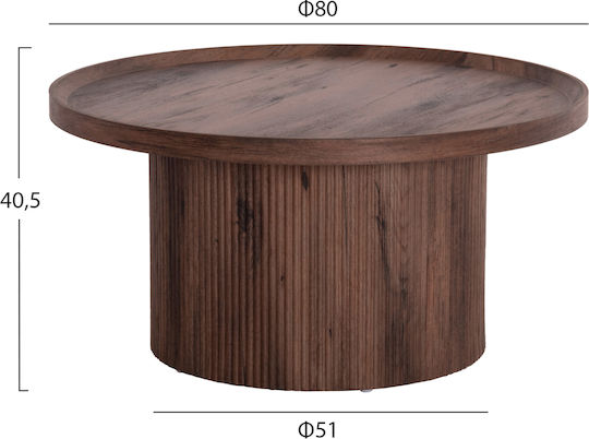 Central Coffee Table Margon Dark Brown Central Coffee Table Margon Dark Brown