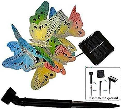 Spiked Solar Light Warm White with Photocell IP65