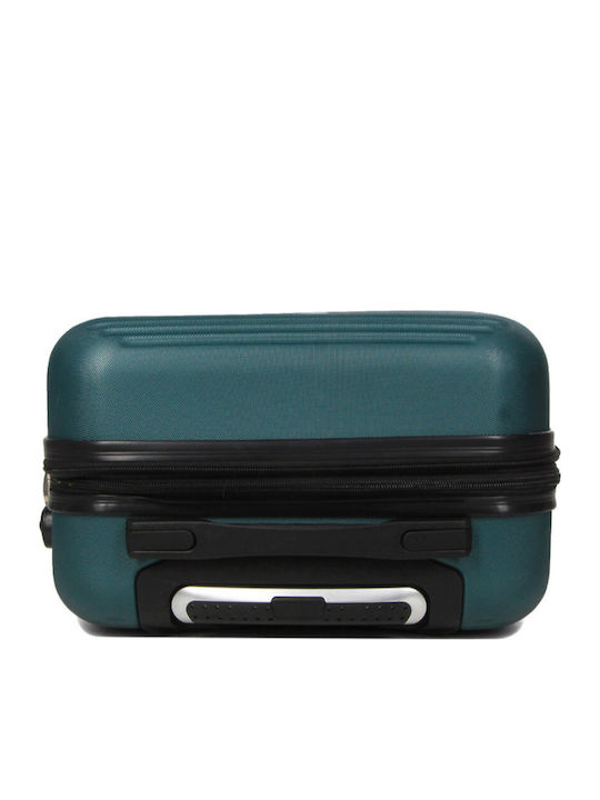 WORLDLINE Kabinenreisekoffer Hartschalen Green mit 4 Räder Höhe 45cm