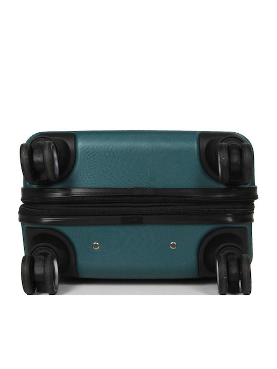 WORLDLINE Kabinenreisekoffer Hartschalen Green mit 4 Räder Höhe 45cm