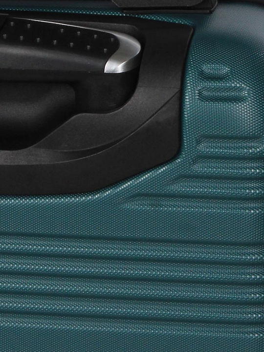 WORLDLINE Kabinenreisekoffer Hartschalen Green mit 4 Räder Höhe 45cm