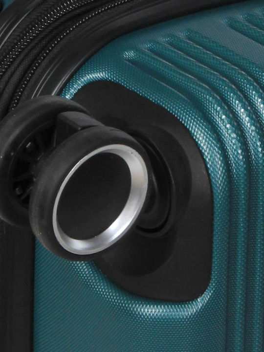 WORLDLINE Kabinenreisekoffer Hartschalen Green mit 4 Räder Höhe 45cm