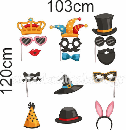 Halloween Sticker Set 2 9 Stickers 120cm X 102cm