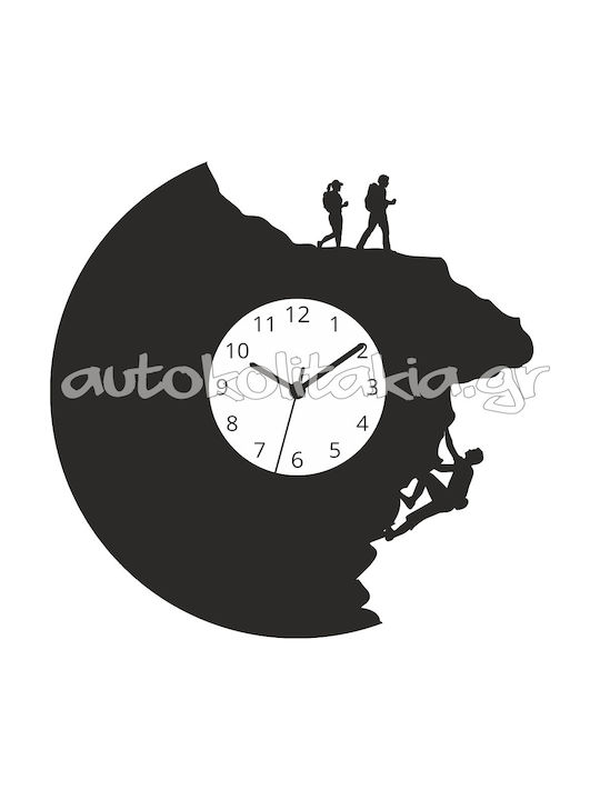 Wanduhr Klettern 40cm X 40cm Dicke 5mm