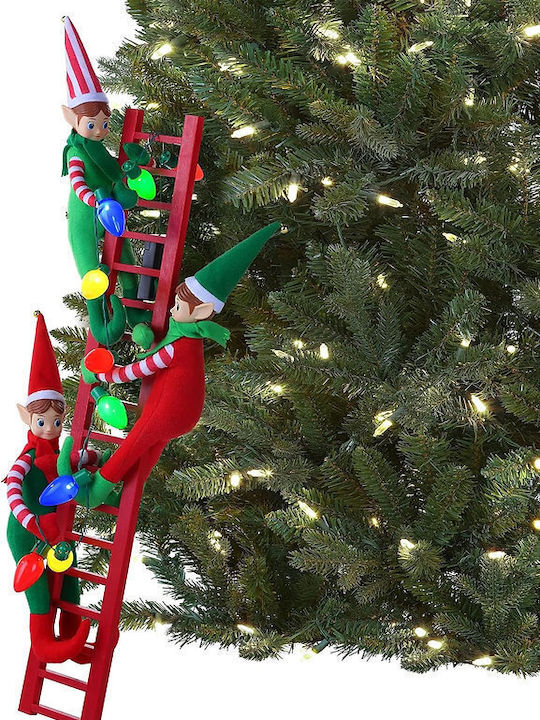 Mr.Christmas Μαγικά Ξωτικά Του Άγ.βασίλη "elves Tree" Σκάλα & Χριστουγεννιάτικη Φωτιζόμενη Διακοσμητική Παράσταση Μπαταρίας
