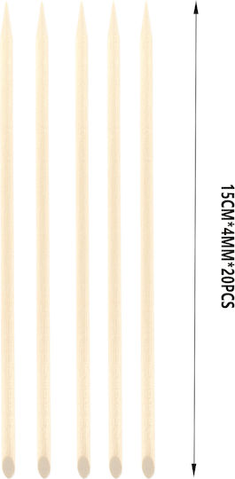 Cosmofan Bastelstäbchen 15,0cm*4mm 20 Stück 83560