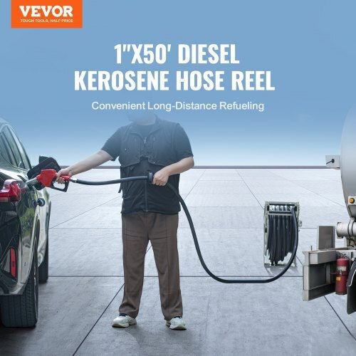 Vevor Ρετράκ Ντίζελ 1"x50' 300 Psi Cyrgjp50ft1il07hkv0