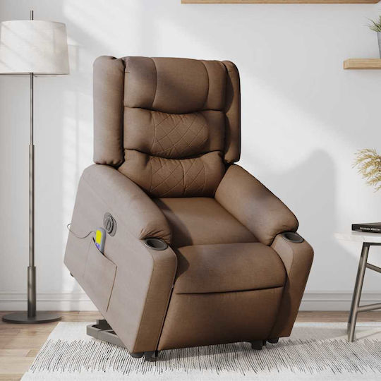 Relax Armchair Massage with Footstool Coffee 77x93x99cm