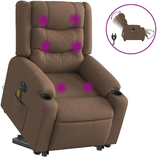 Relax Armchair Massage with Footstool Coffee 77x93x99cm