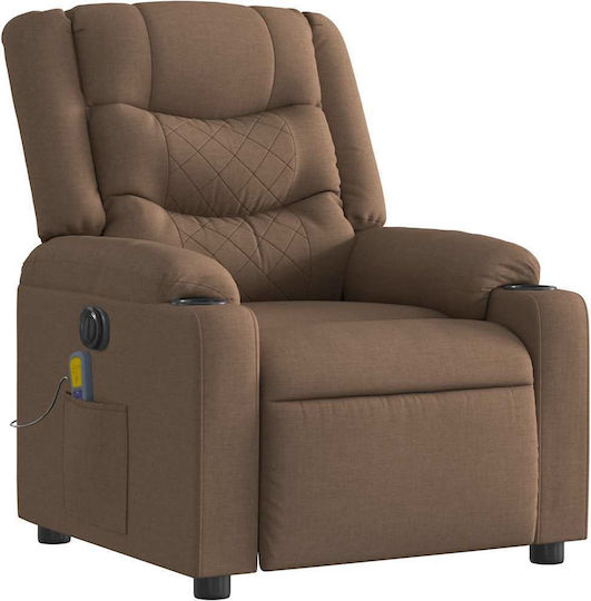 Relax Armchair Massage with Footstool Coffee 77x93x99cm