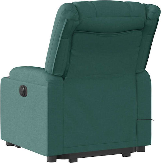 Relaxsessel Friseurwaschbecken mit Fußhocker Dark Green Dark Green 77x93x99cm